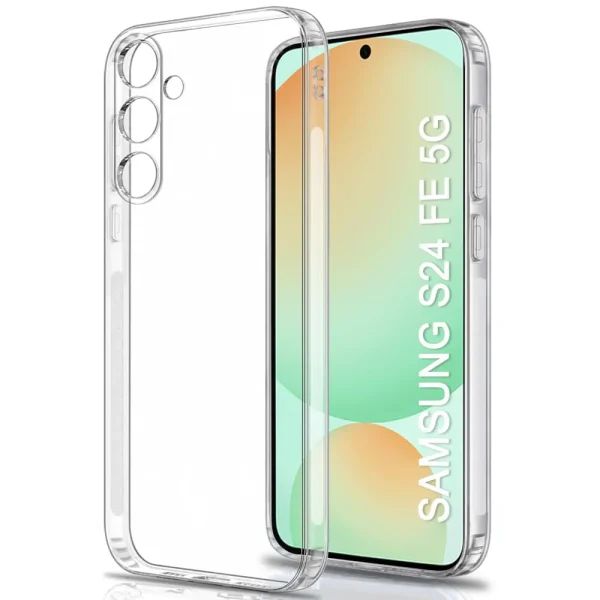 Samsung Galaxy S24 FE Şeffaf Kılıf + Cam Ekran Koruyucu Seti - Görsel 2