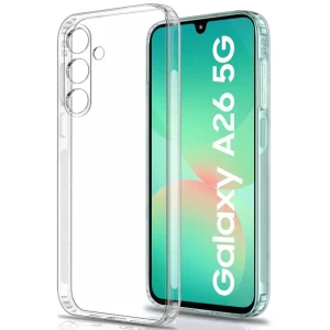 Samsung Galaxy A26 5G Şeffaf Silikon Kılıf Kamera Koruma