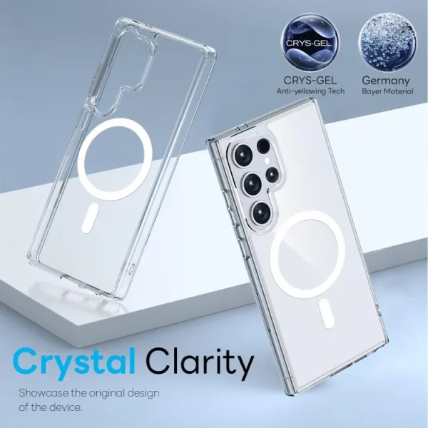 Samsung Galaxy S24 Ultra Magsafe Kılıf + Cam Ekran Koruyucu Seti - Görsel 5