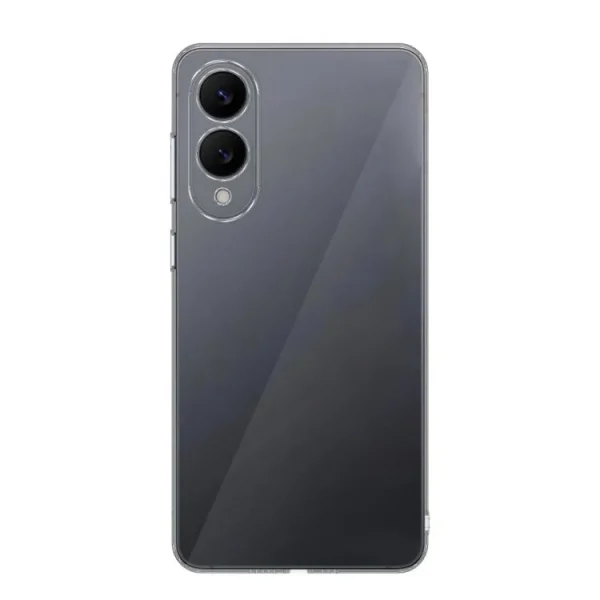 Samsung Galaxy S25 Edge Kılıf Şeffaf Silikon Kamera Korumalı - Görsel 2