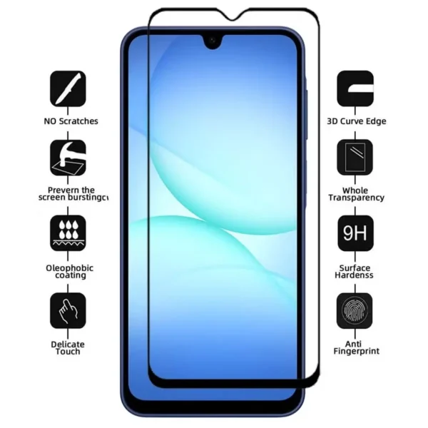 Samsung Galaxy A17 5G ”ESD ANTI-STATIC” Cam Ekran Koruyucu 6D GLASS - Görsel 2