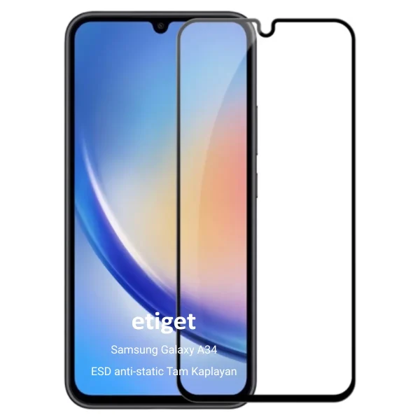 Samsung Galaxy A34 ”ESD ANTI-STATIC” Cam Ekran Koruyucu